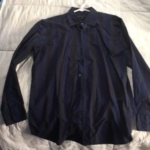 Medium banana republic purple and black dress shirt